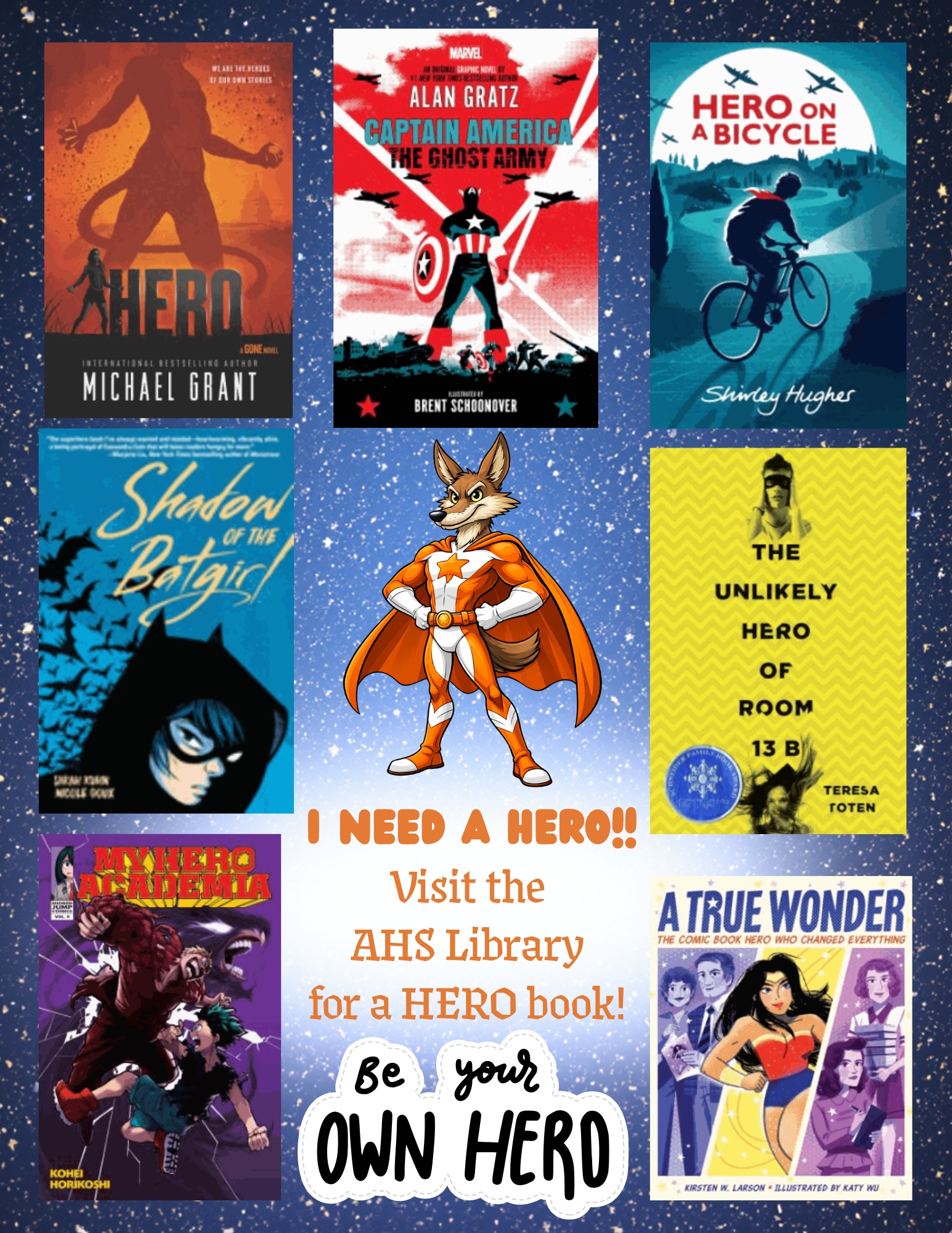 Check out a HERO book today! 